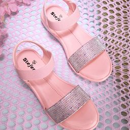 STEFENS Girls Open Toe Flats-image-60