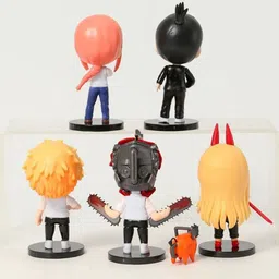AUGEN Set Of 6 Chainsaw Man Action Figures image 4