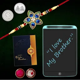 DeoDap 4 pieces of Rakhi gift set-82