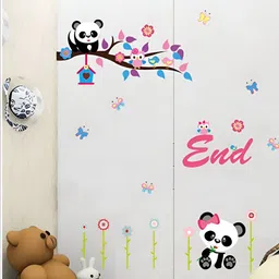 INDIAN ROYALS Blue & Pink Printed Self-Adhesive & Durable Wall Sticker-picture-42