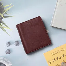 Metronaut Men PU Flap Coin Pocket Two Fold Wallet-22