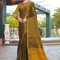 Anouk Rustic Woven Design Zari Saree-image-89