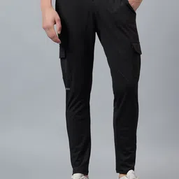 DIDA Men Solid Track Pants-image-11