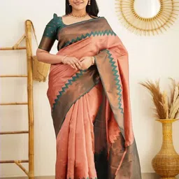 SANJANA SILK Zari woven design Kanjeevaram Saree-picture-15