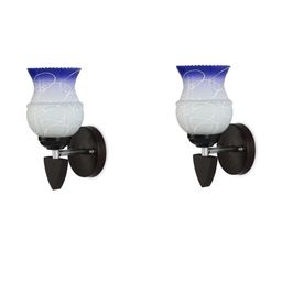 SOMIL Blue Glass Cylinder Wall Lamps-image-78