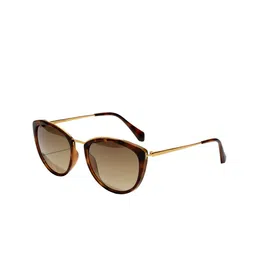 Vintage Women Oval Sunglasses with UV Protected Lens-image-40