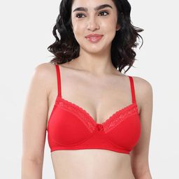 Envie Women Half Coverage Lightly Padded Lace Bra-image-99