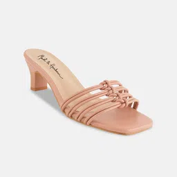 Mast & Harbour Women Strappy Block Heel Sandals-picture-27