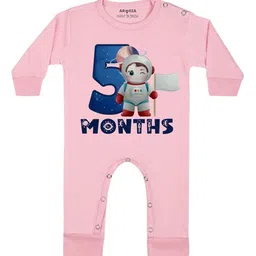 Arvesa Infants Printed Round Neck Bodysuits-image-92