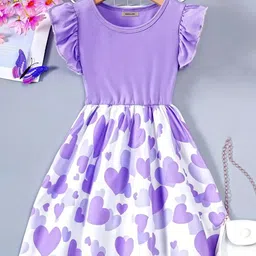 INCLUD Girls Printed Fit & Flare Dress-image-99