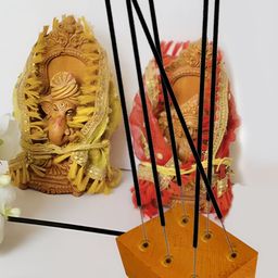 EMPEROR ART GALLERY Brown Jackfruit Wooden Incense Stick Holder-image-28