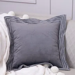 hom&us Grey Square Cushion Covers-13