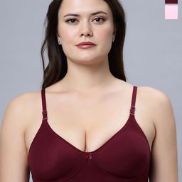In Care Pack Of 2 Full Coverage Cotton T-shirt Bra-image-36
