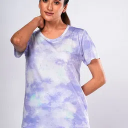 UMILDO Women Sports Printed Pockets T-shirt-52
