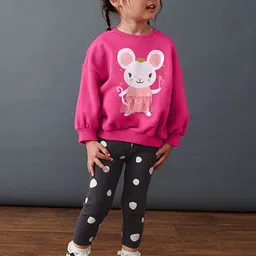 JC SPARKLE Girls Printed Pure Cotton Sweatshirt with Pyjamas-image-53