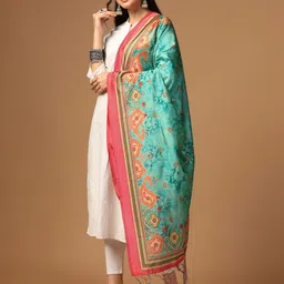 Kaizen TEXO FAB Ethnic Motifs Printed Dupatta image 3