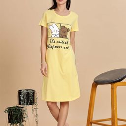 9shines Label Printed Nightdress-image-91