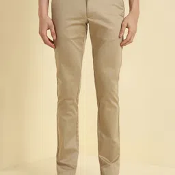 Allen Solly Men Mid-Rise Slim Fit Chinos Trousers-picture-39