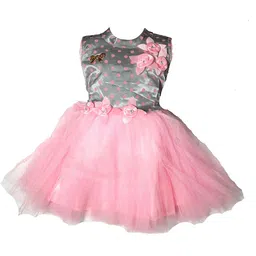 kids fashion hub Floral Fit & Flare Dress-picture-28