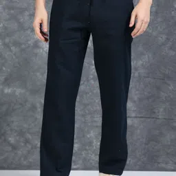The Roadster Lifestyle Co Men Relaxed Fit Mid Rise Trousers-picture-30