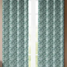 Nefertiti Home Green Set of 2 Black Out Long Door Curtain-image-36