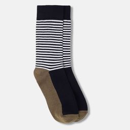 Iconic Men Striped Calf Length Socks-57