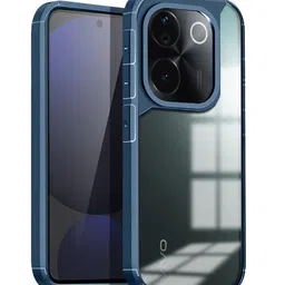 Karwan Solid Vivo V30E 5G Shockproof Bumper Back Case-image-84