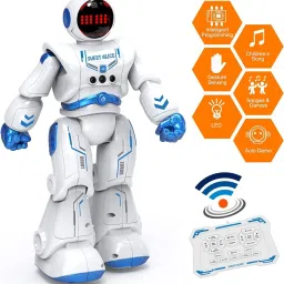 R/c rechargable Gesture Sensing Walking Programmable Robot-10