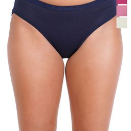 Liigne Pack Of 4 Cotton Mid-Rise Basic Briefs VCPC2102-XS-image-43