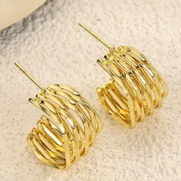 LULU & SKY Contemporary Studs Earrings-26