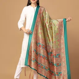 Kaizen TEXO FAB Ethnic Motifs Printed Dupatta image 1
