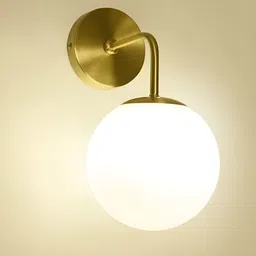 Lyse Decor Gold-Toned Metal Wall Lamp-image-99