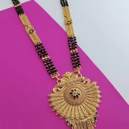 niva fashion Gold-Plated Mangalsutra-38