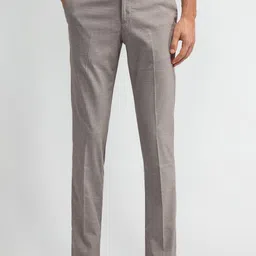 Arrow Men Textured Self Design Urban Slim Fit Formal Trousers-image-38