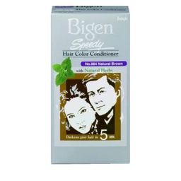 Bigen Speedy Semi-Permanent Hair Color Conditioner -80g-884 - Natural Brown-picture-45