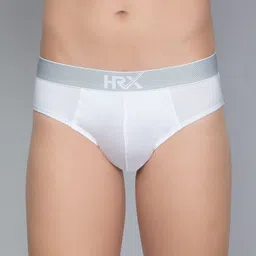 HRX by Hrithik Roshan Ultrasoft Elastic Basic Briefs HRX_BRF_003_WH/WH/_1PC-picture-18