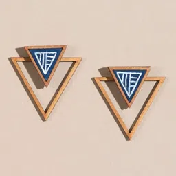 WHE Wooden Triangular Shaped Studs-24