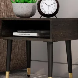 HEXA RED Brown Engineered Wood Bedside Table-image-55