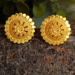 MEMOIR Gold-Plated Contemporary Studs-30