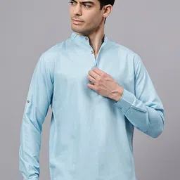 Vida Loca Men Thread Work Kurta-picture-50