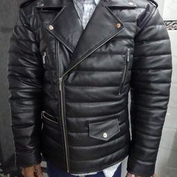 NOORA Men Leather Puffer Jacket-picture-53