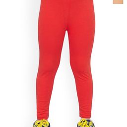 FRENCH KLEIDER Girls Pack Of 2 Mid-Rise Churidar-Length Leggings-image-76