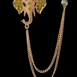 Curren Gold-Toned Plated Alloy Brooch-image-90