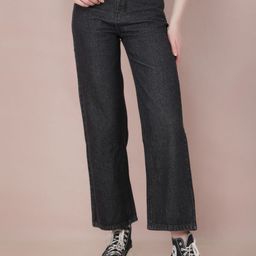 Crimsoune Club Women Wide Leg Stretchable Jeans-image-60