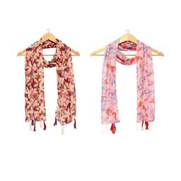 StoleVilla Floral Chiffon Stoles-image-85