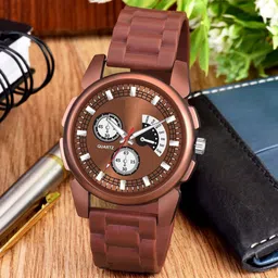 CSAMON Men Dial & Bracelet Style Straps Analogue Watch J16 BRO Aeviyo D NEW PU-11