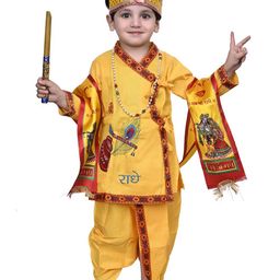 VALUE CREATION Kids Ethnic Motifs Krishna Dress-86