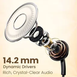 Portronics Conch Sigma C In Ear Wired Earphones with In Line HD Mic & Controls image 5