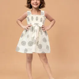 Toonyport Girls Printed Fit & Flare Dress-image-62