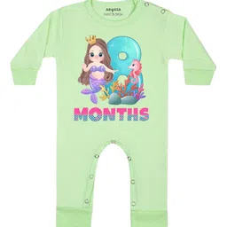 Arvesa Infants Printed Round Neck Bodysuits-image-8